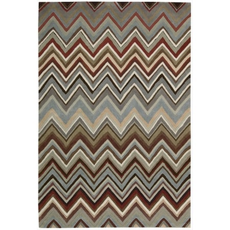 Nourison Contour Area Rug Collection Multi Color 5 Ft X 7 Ft 6 In. Rectangle 99446040626